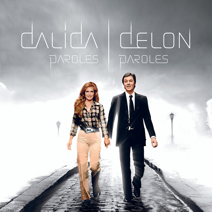 Далида и Делон / Фото с обложки сборника ремиксов "Paroles, paroles (Remixes)" (2012)