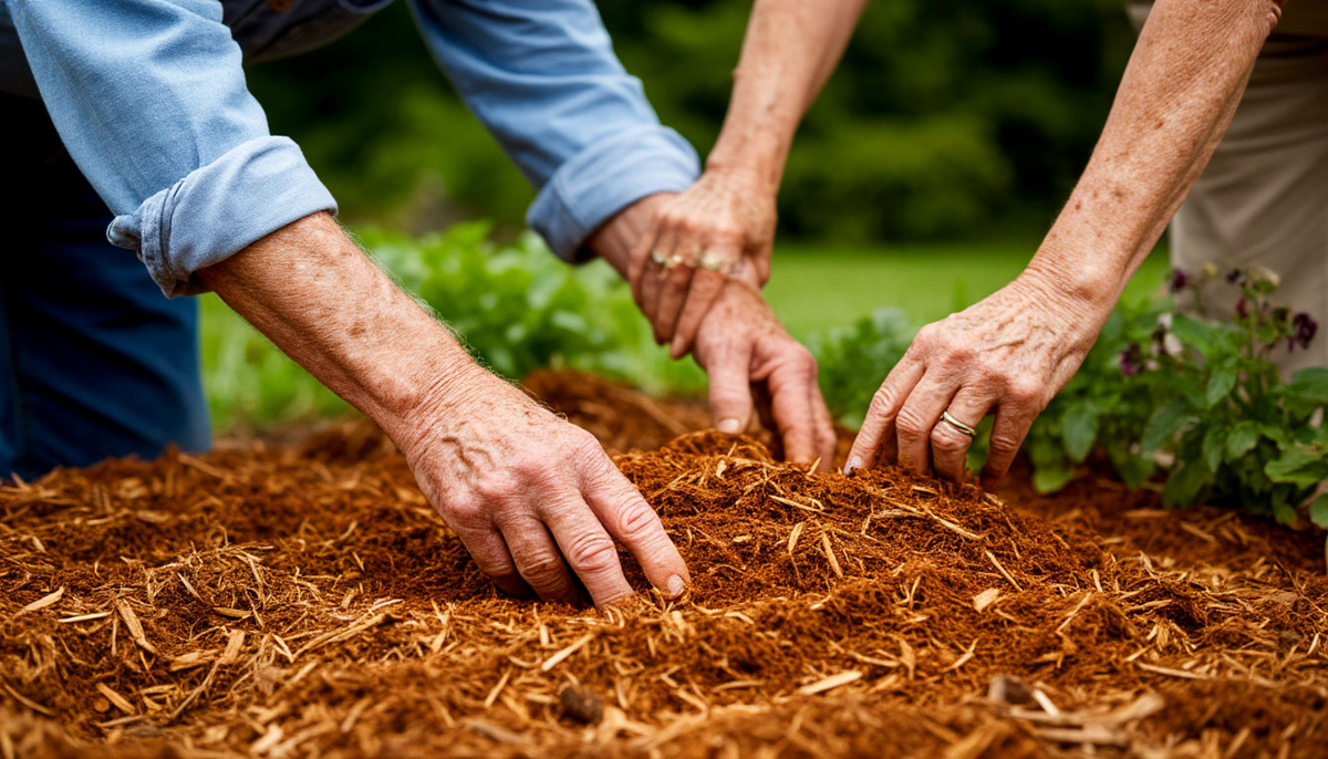 какие растения можно мульчировать опилками