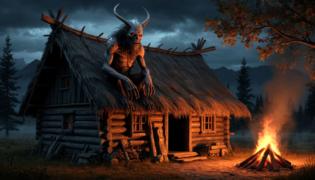 Неожиданно дедушка вернулся.