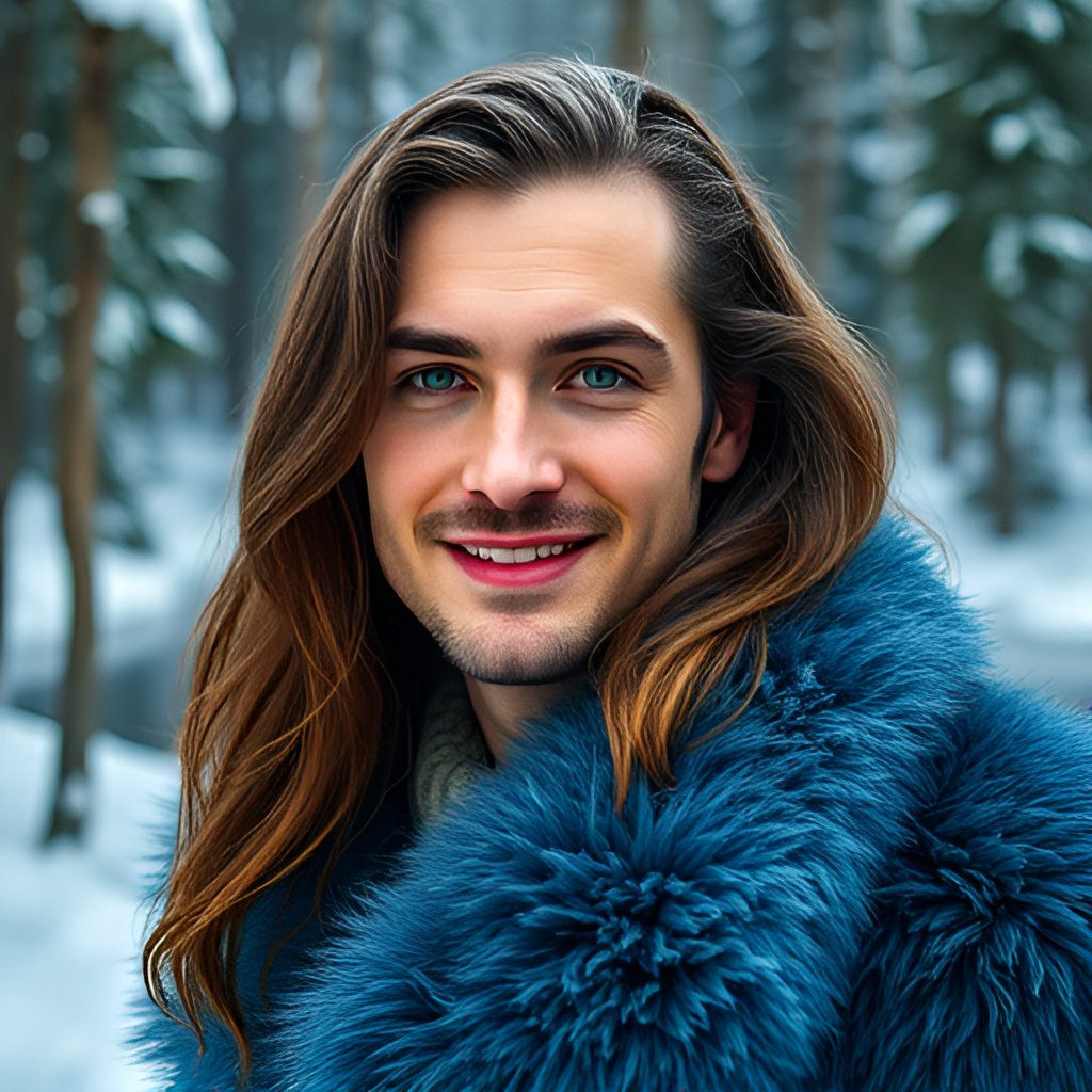 нейросеть переборщила с мейкапом) 