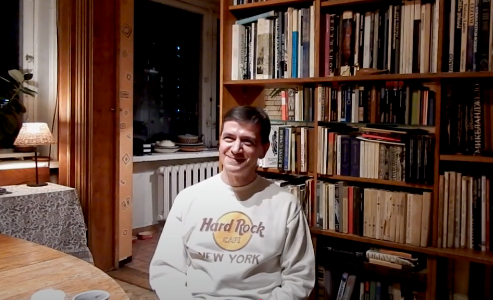 Алексей Марков, октябрь 2020 года. Скриншот видео с ютуб-канала «Еноты в поисках упавшей звезды»