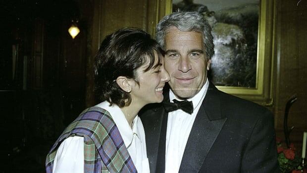 Jeffrey Epstein with the British socialite Ghislaine Maxwell. Photograph: Zuma Press/Alamy
