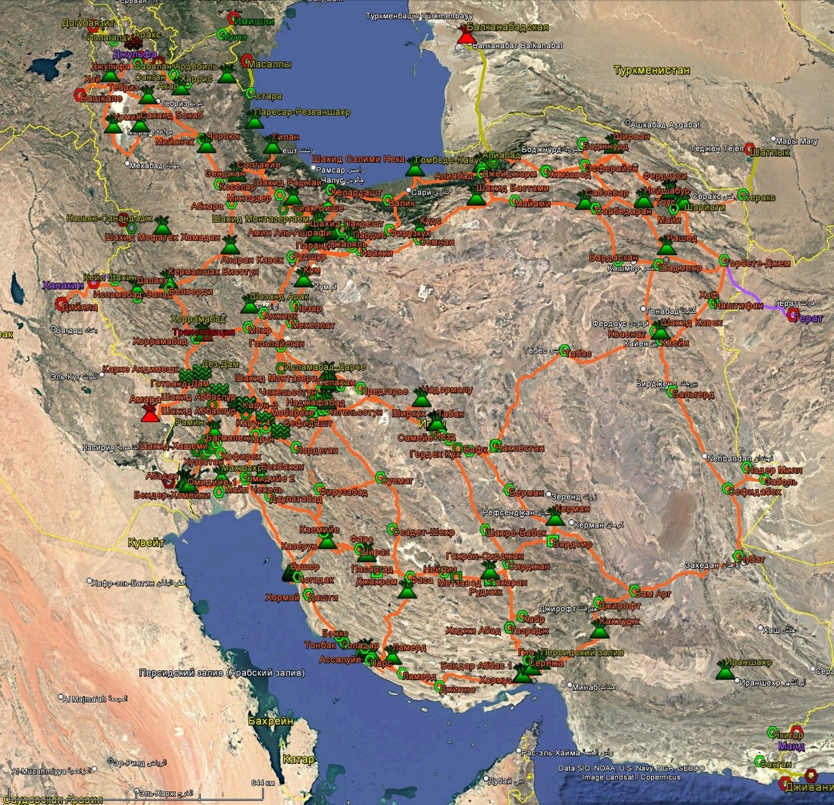 Иранская энергосистема на 2020-2025 года