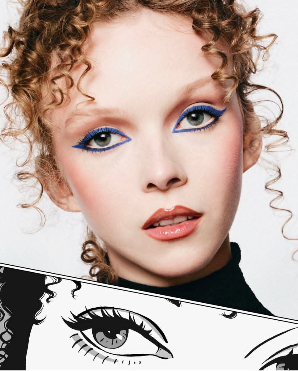 Макияж для 50-го выпуска Dior Magazine. Материал: Dior. Фотограф: Carlijn Jacobs.