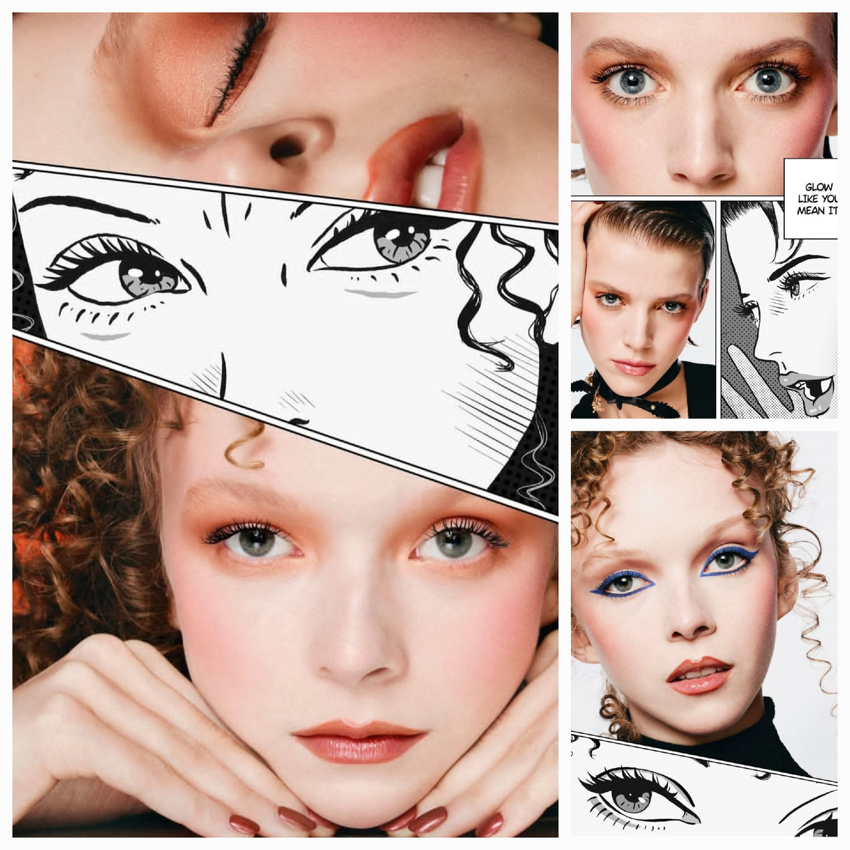 Макияжи из 50-го выпуска Dior Magazine. Материал: Dior. Фотограф: Carlijn Jacobs.