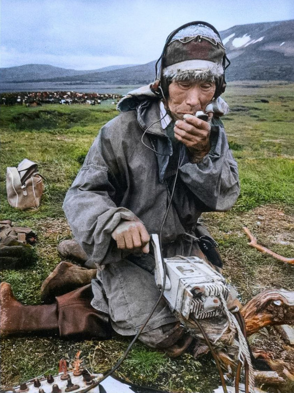 Оленевод на связи