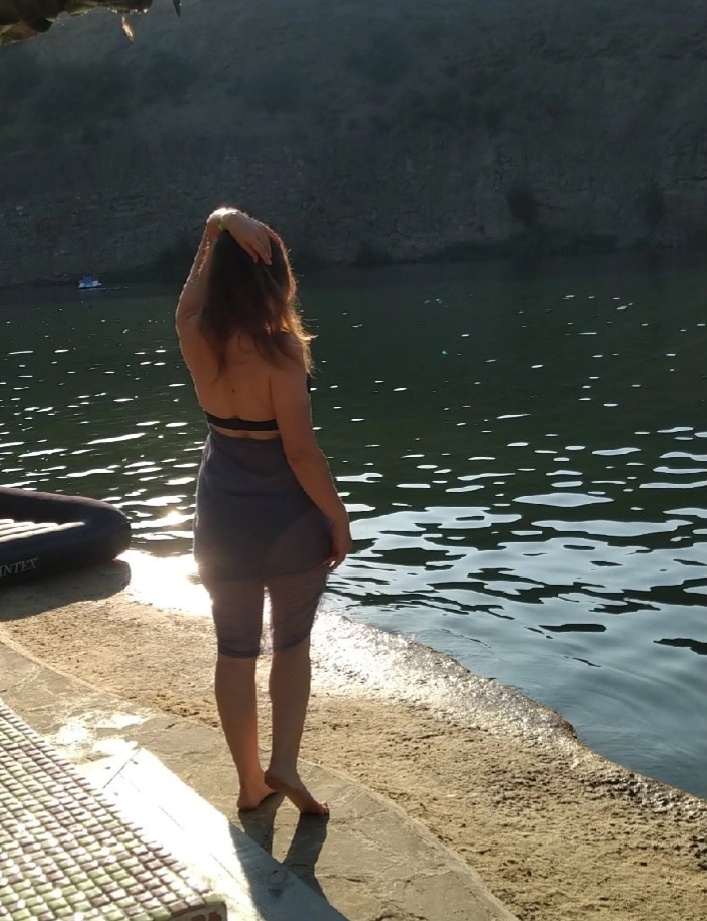 На озере Эльдорадо в Ростовской области (недалеко от Парка Лога)