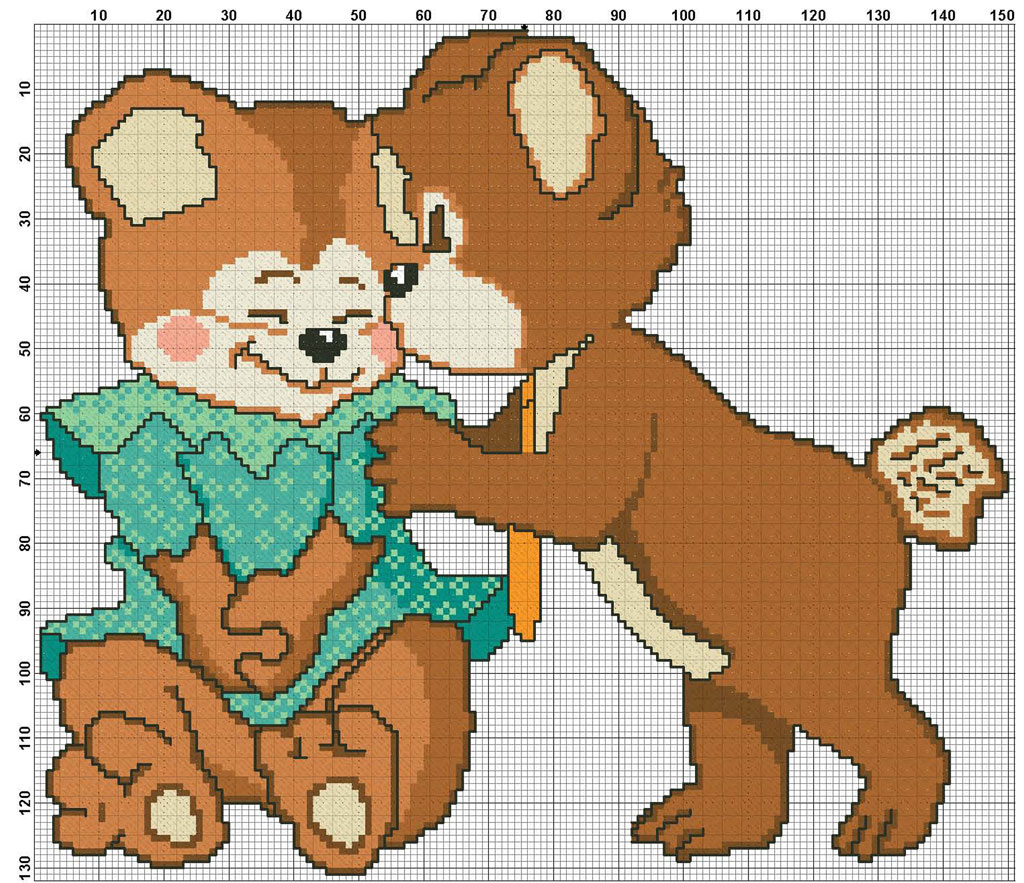 Перенабор из журнала Ambientes em Ponto Cruz