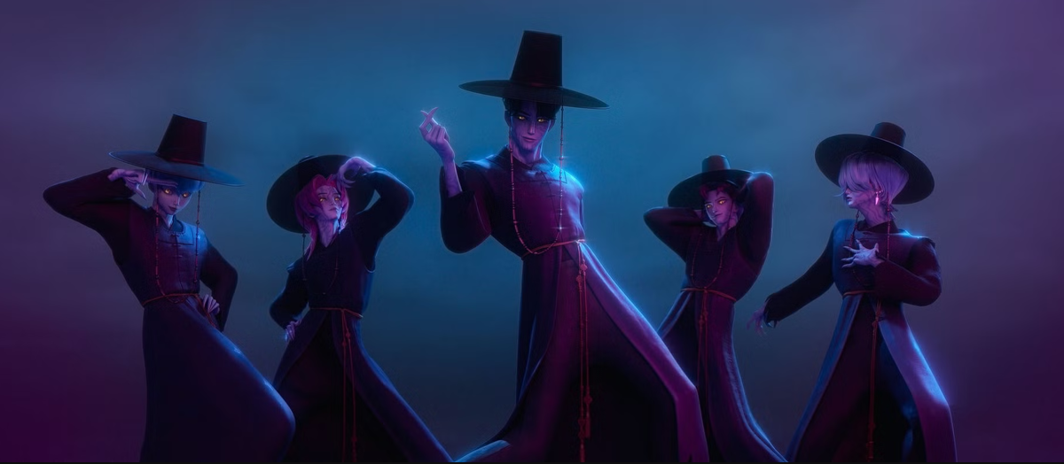 Saja boys в традициооных одеждах