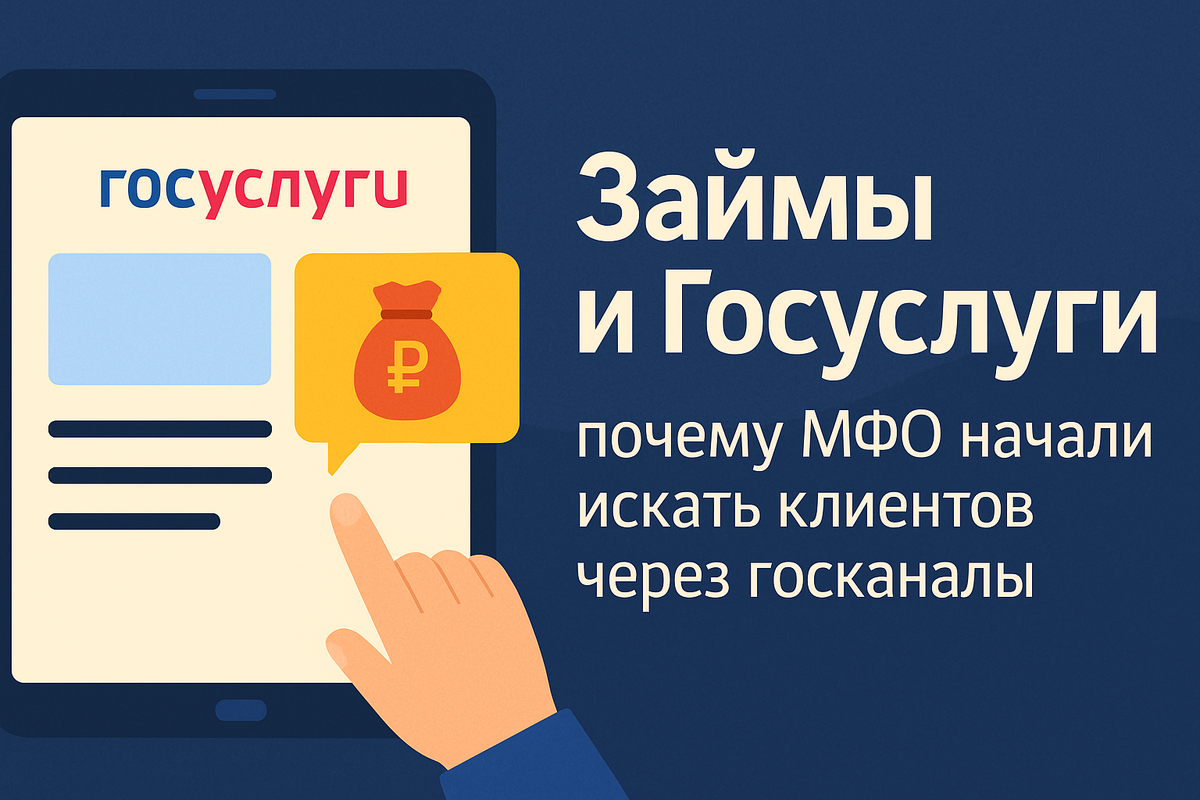 Займы и госуслуги: почему МФО начали искать клиентов через госканалы