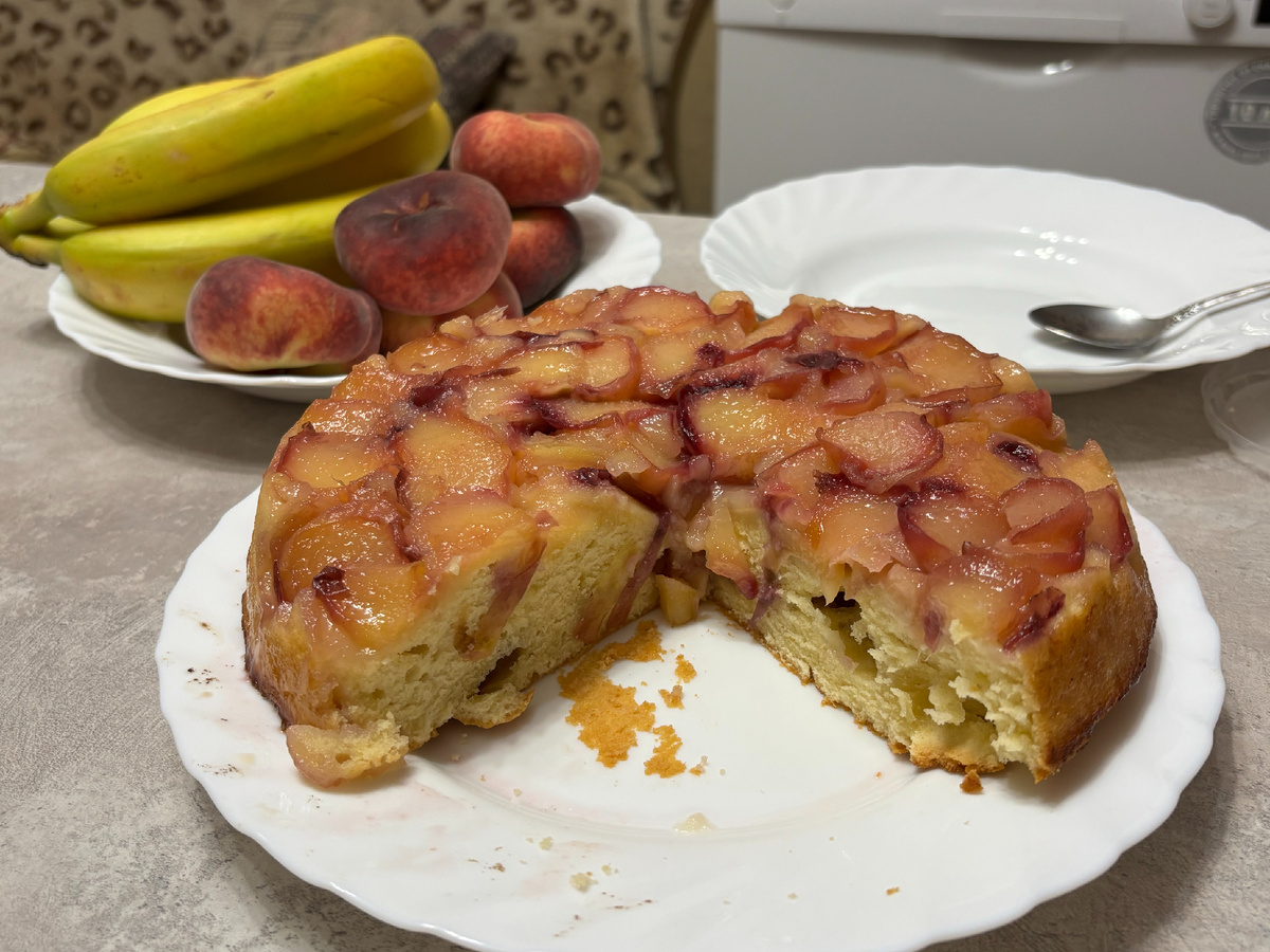 Персиковый пирог