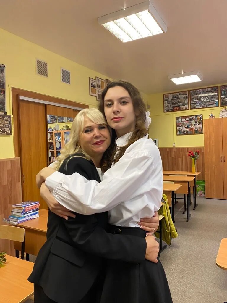 Я с моей Надеждой.