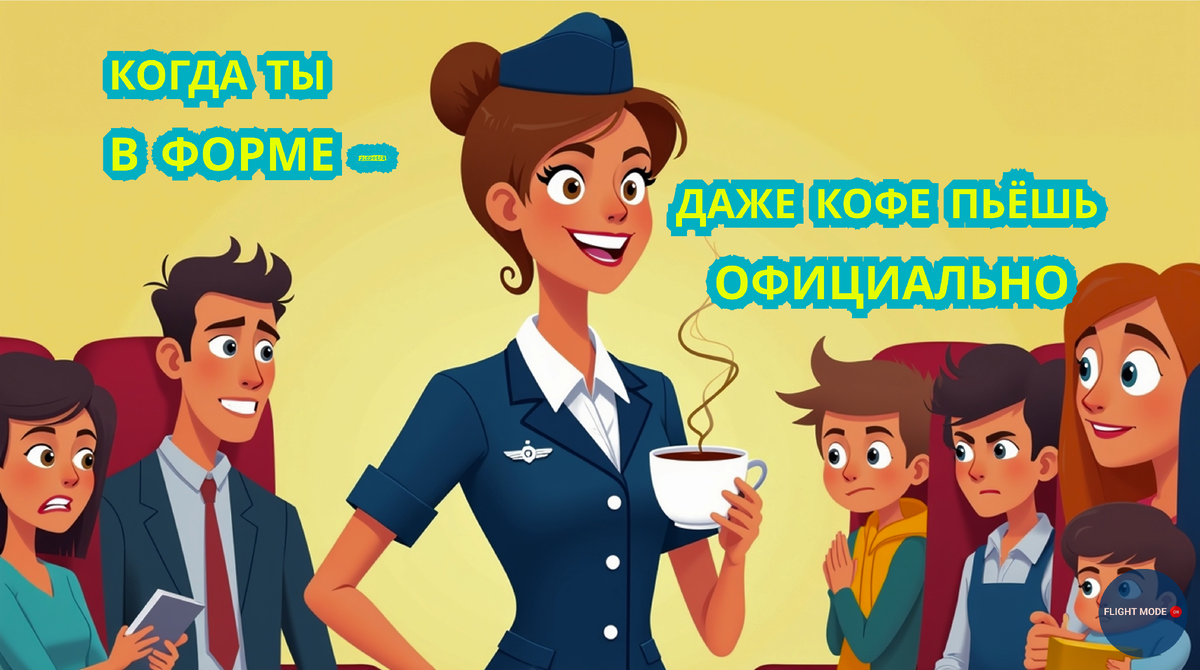 #авиация #бортпроводник #приколывсамолете