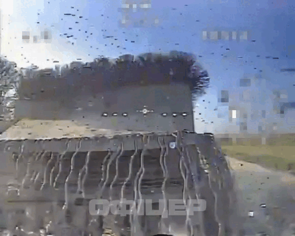 Кадры с украинского дрона