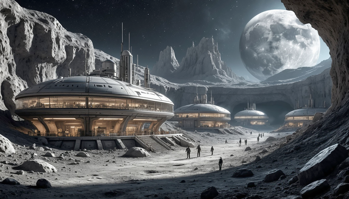 Внизу в пещере отличные условия для строительства базы.