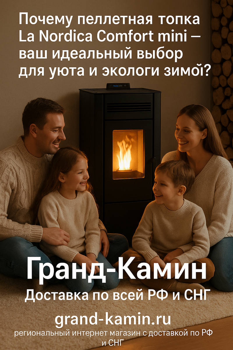    Почему пеллетная топка La Nordica Comfort mini — ваш идеальный выбор для уюта и экологии зимой? Kamin