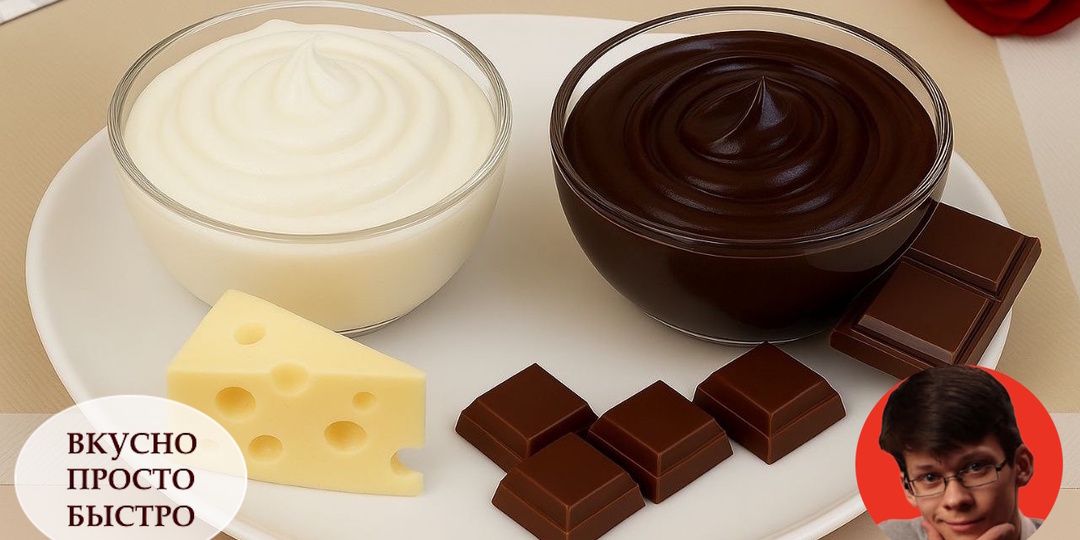 Шоколадные крем-чиз и крем-ганаш. Универсальные решения для любых десертов