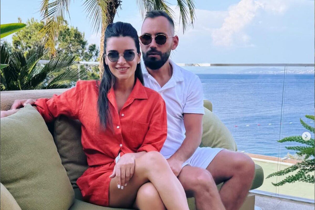    Ксения Бородина с Николаем Сердюковым. соцсети