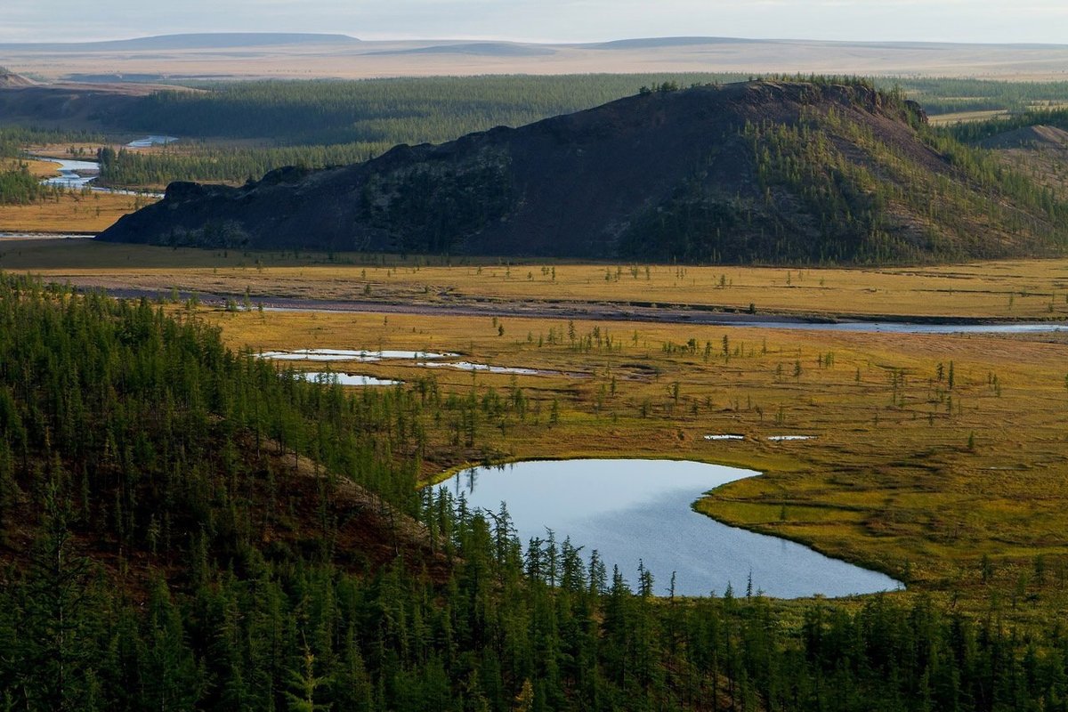 Красоты подле Попигайского кратера