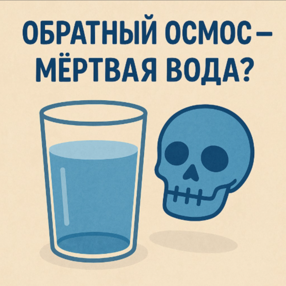 Обратный осмос - мервая вода?