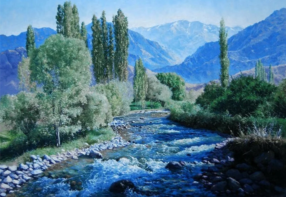 Художник Сохиб Раззаков