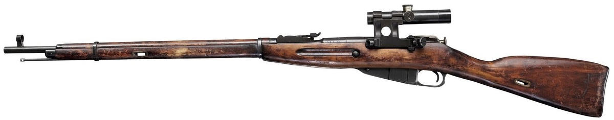 Винтовка обр. 1891/30 с прицелом ПУ (1944 год).
