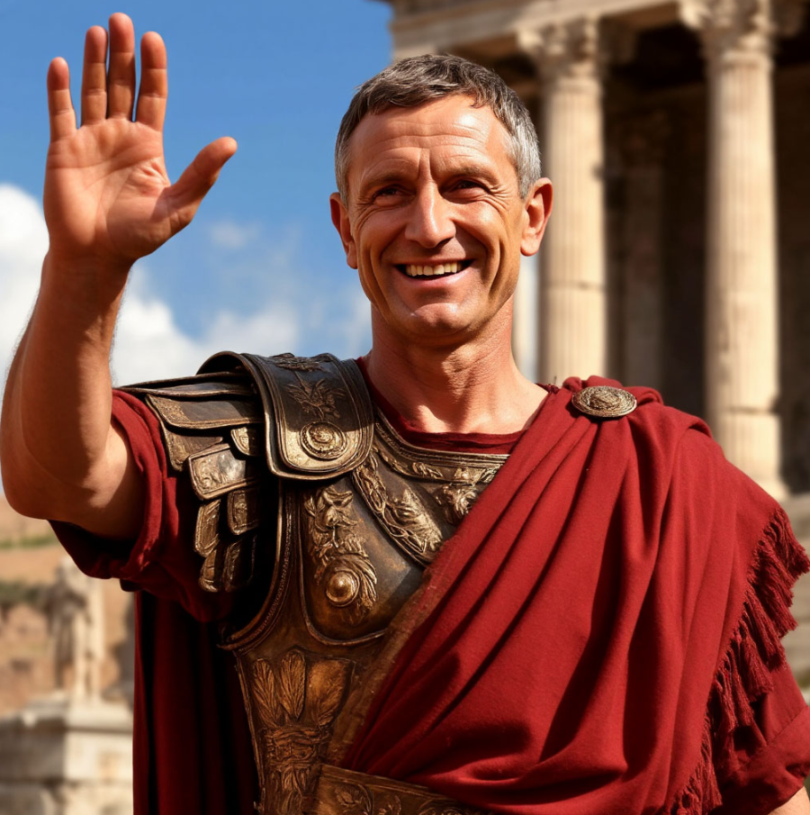 Гай Юлий Цезарь картинка с сайта shedevrum.ai