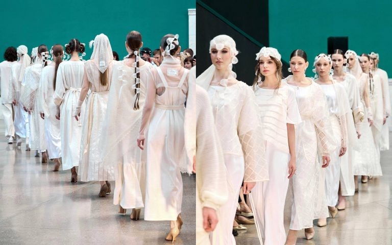    В Москве презентовали современное лицо оренбургского платка «О»