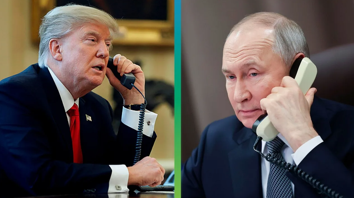 Телефонные переговоры Д. Трампа и В. Путина . 