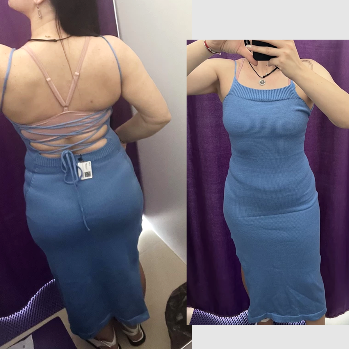 Потрясающе красивая фигура, изумительные плечи, но видны даже ребра!