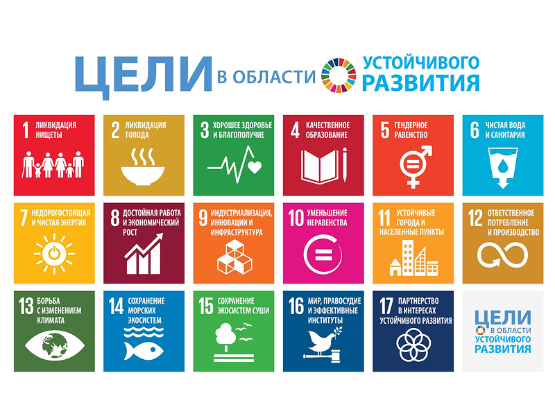 Цели, разработанные и принятые ООН в 2015 году.