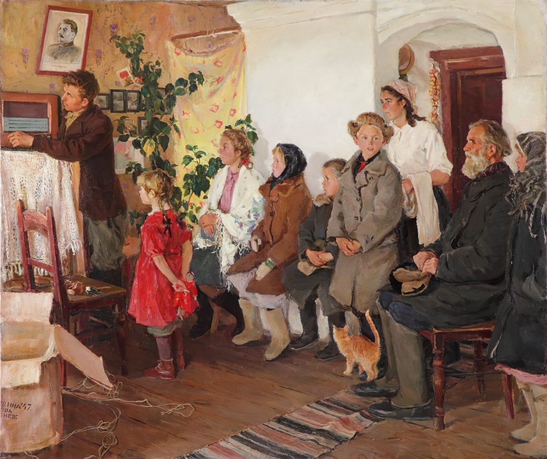 Киселёв Виктор Васильевич, Радио в колхозе