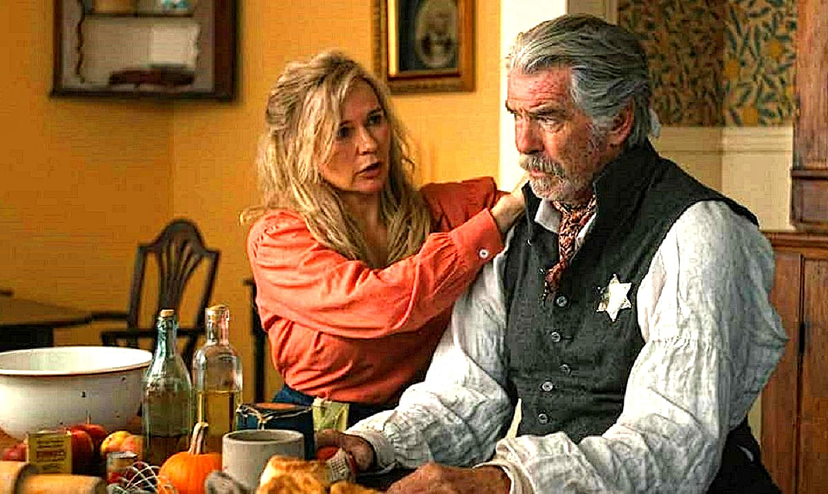 "- Старушка?! Ах ты, нахал! Я же на пять лет тебя моложе!" © Цитата из другого вестерна