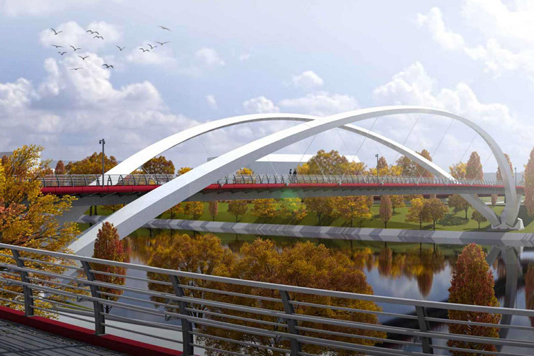 ©sobyanin.ru | Проект велопешеходного моста в Крылатском