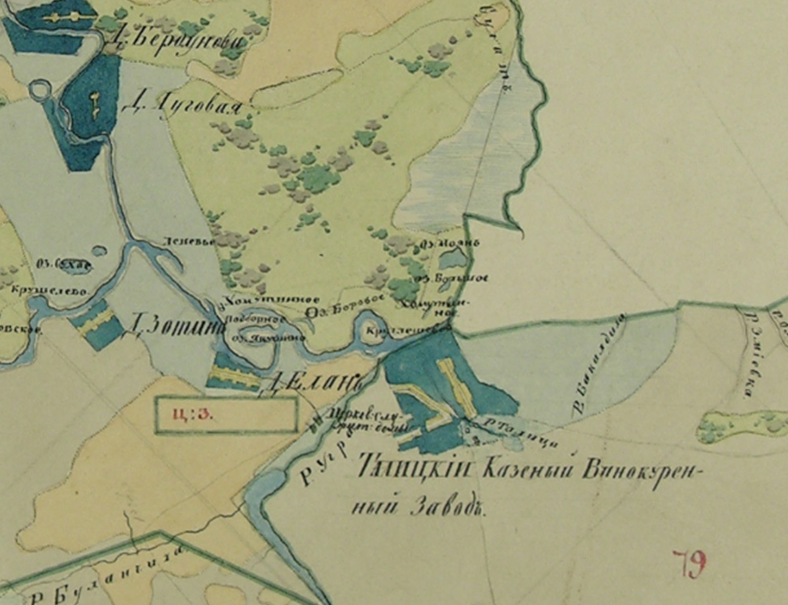 Фрагмент карты ПГМ.