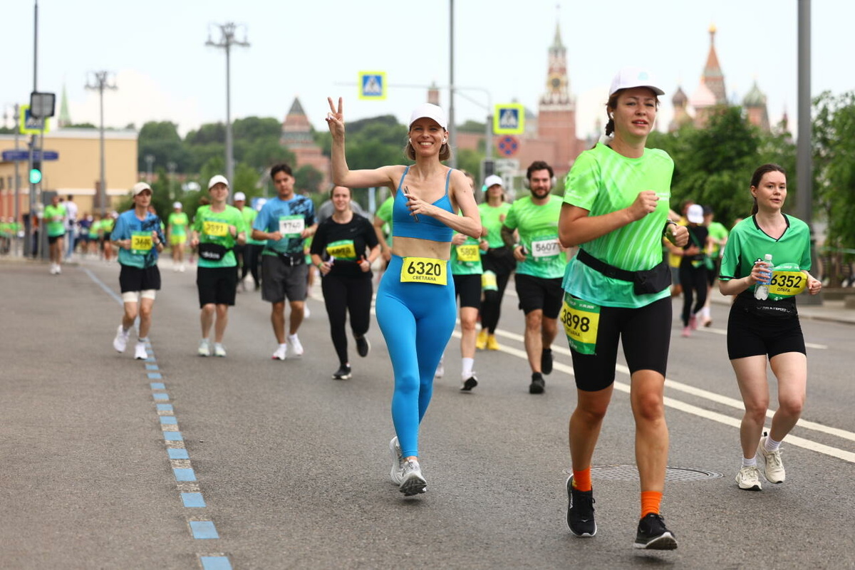 Маршрут пролегал по центру Москвы. Фото предоставлено организаторами забега