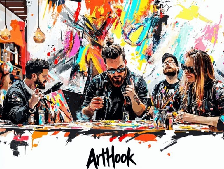    Закажите художника на арт-вечеринку в Москве: создайте уникальные воспоминания и шедевры на ваших глазах Art-Hook.Ru