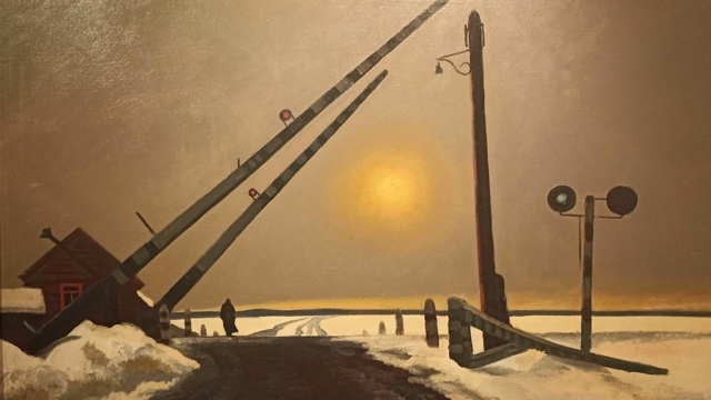 На выставке Петра Оссовского «Человек сурового стиля» 