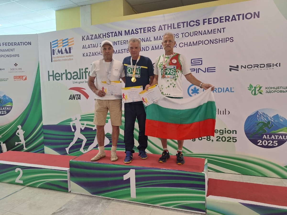    Югорчане завоевали девять медалей на международных ветеранских соревнованиях по легкой атлетике в Казахстане
