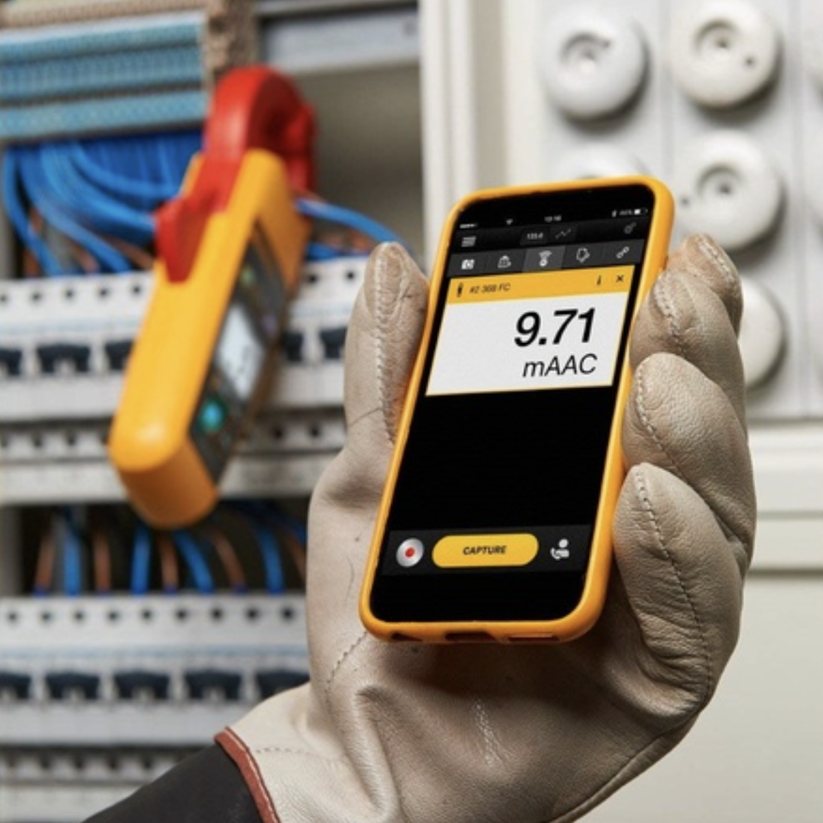 Fluke 369 FC имеют возможность беспроводной передачи данных с помощью Fluke Connect