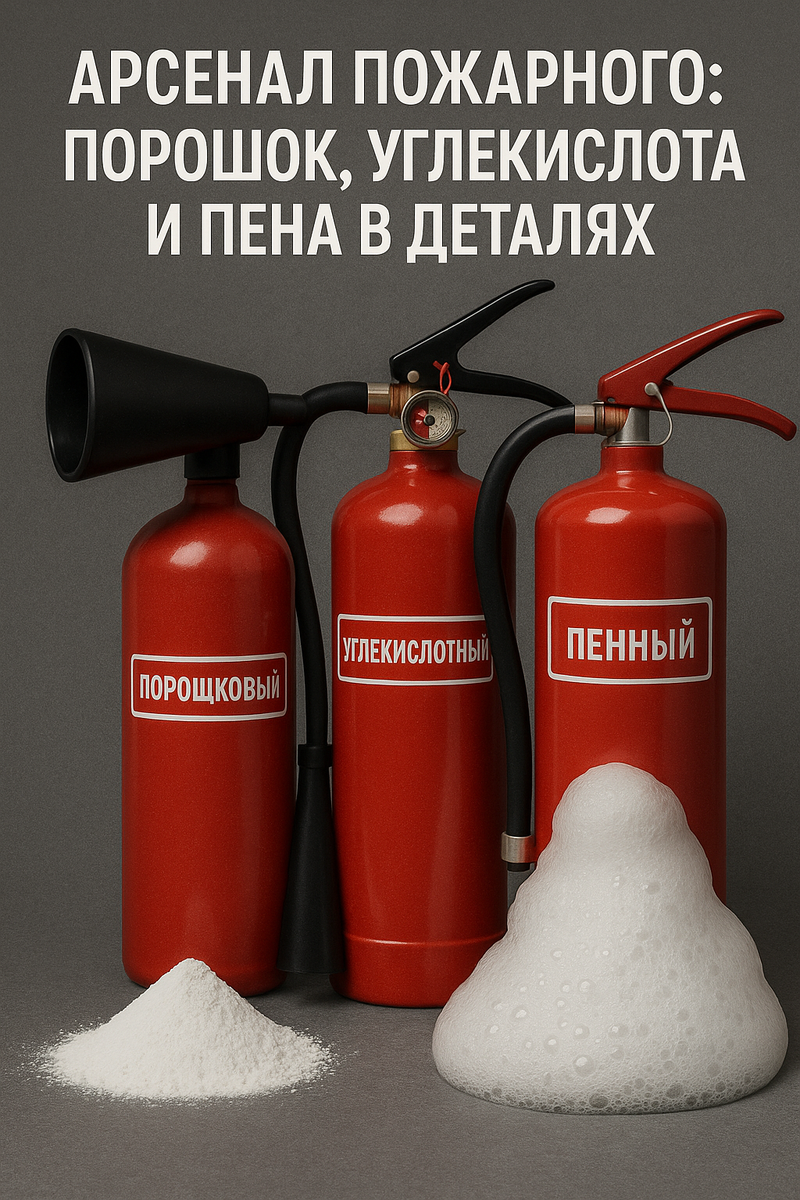 виды огнетушителей
