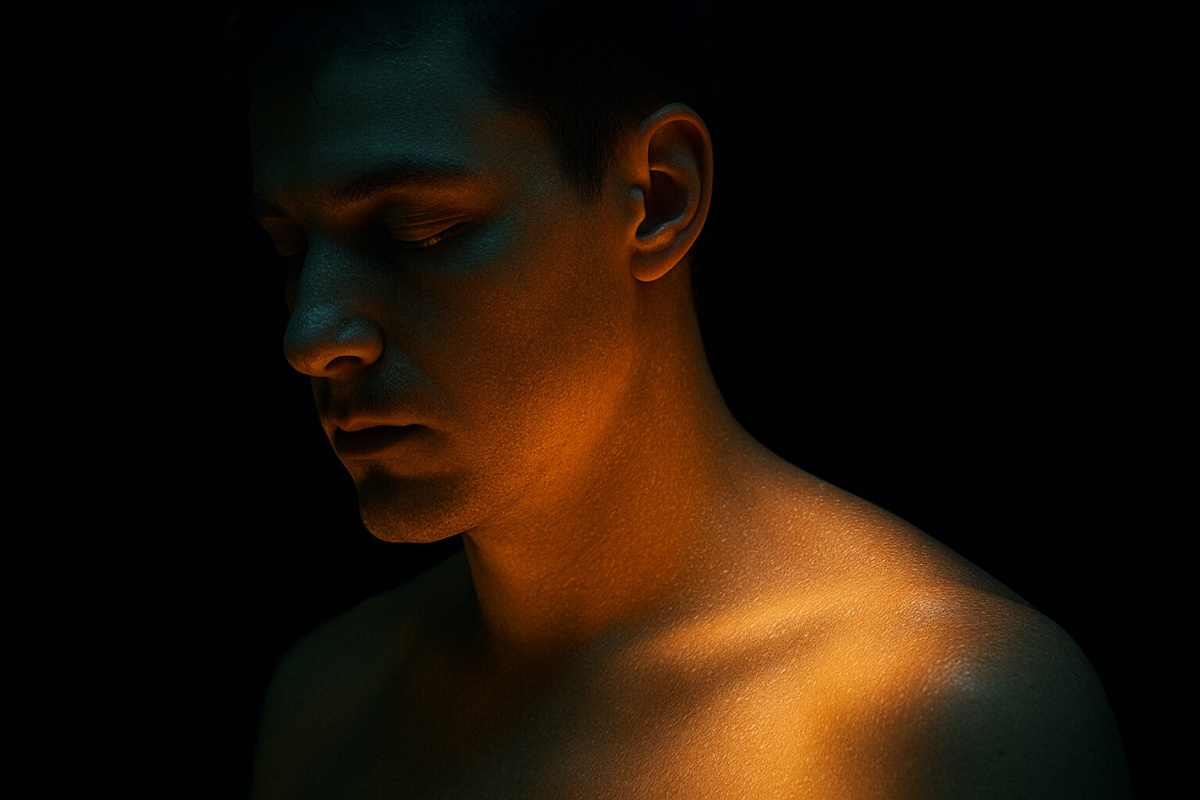    Кожа светится — она излучает биофотоны, хотя это свечение в тысячу раз слабее порога человеческого зрения