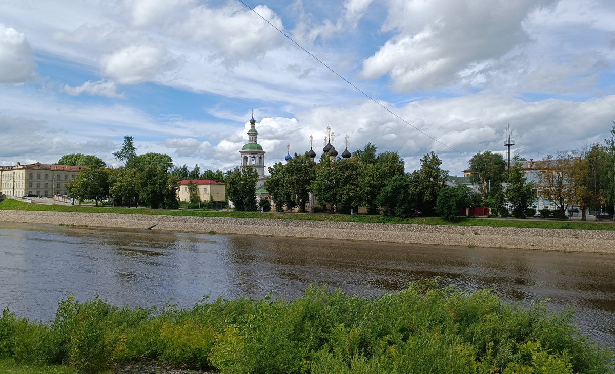 Город Вологда, река Вологда