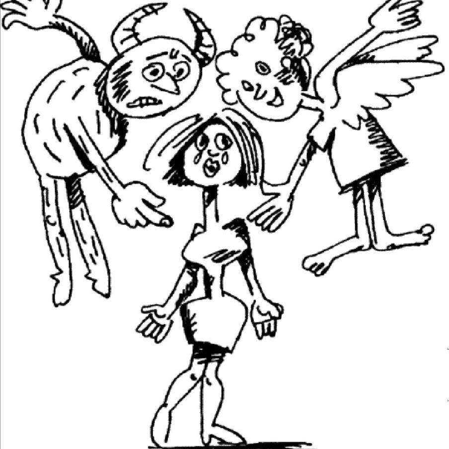 Рисунок Александра Митты из его книги "Кино между адом и раем". @Александр Митта