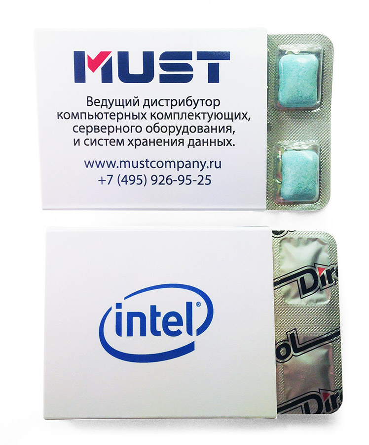 Освежите клиентам лето — подарите жвачку в блистере с логотипом