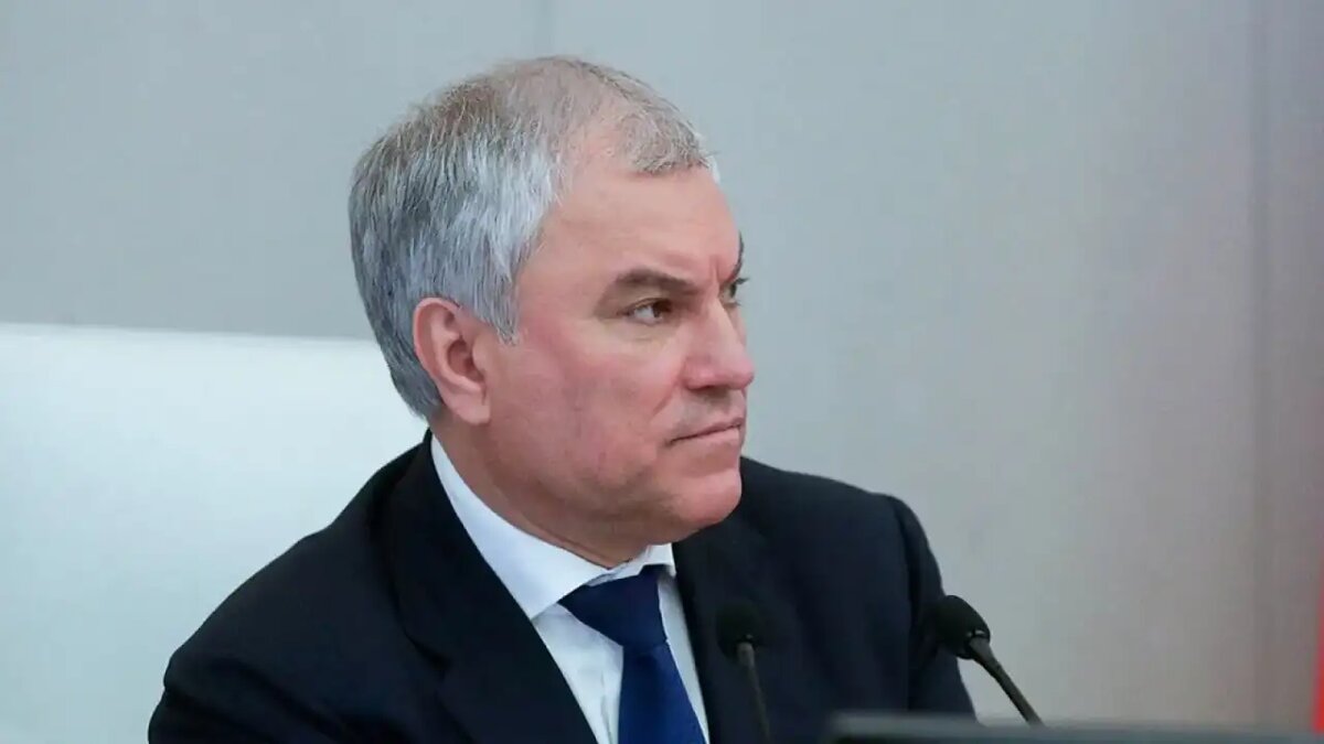    Председатель Государственной думы Вячеслав Володин.