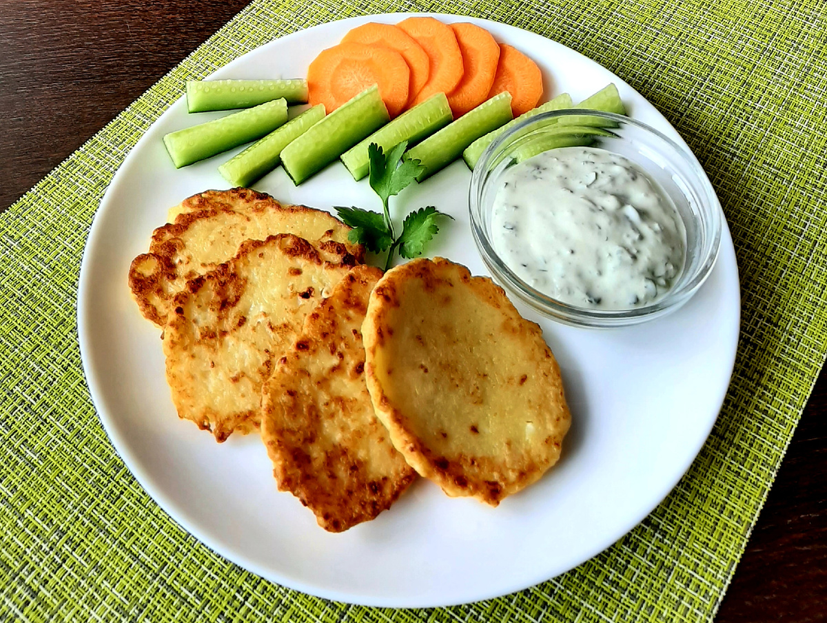 Драники с творогом