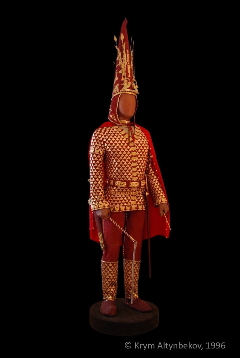 Иссыкский золотой человек. Реконструкция Крыма Касенхановича Алтынбекова