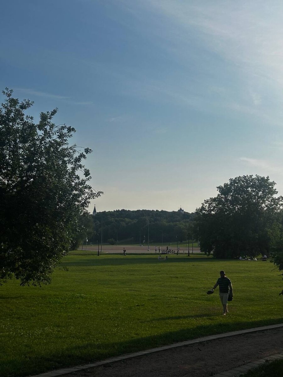 Дорога от БКЛ к набережной по территории Коломенское