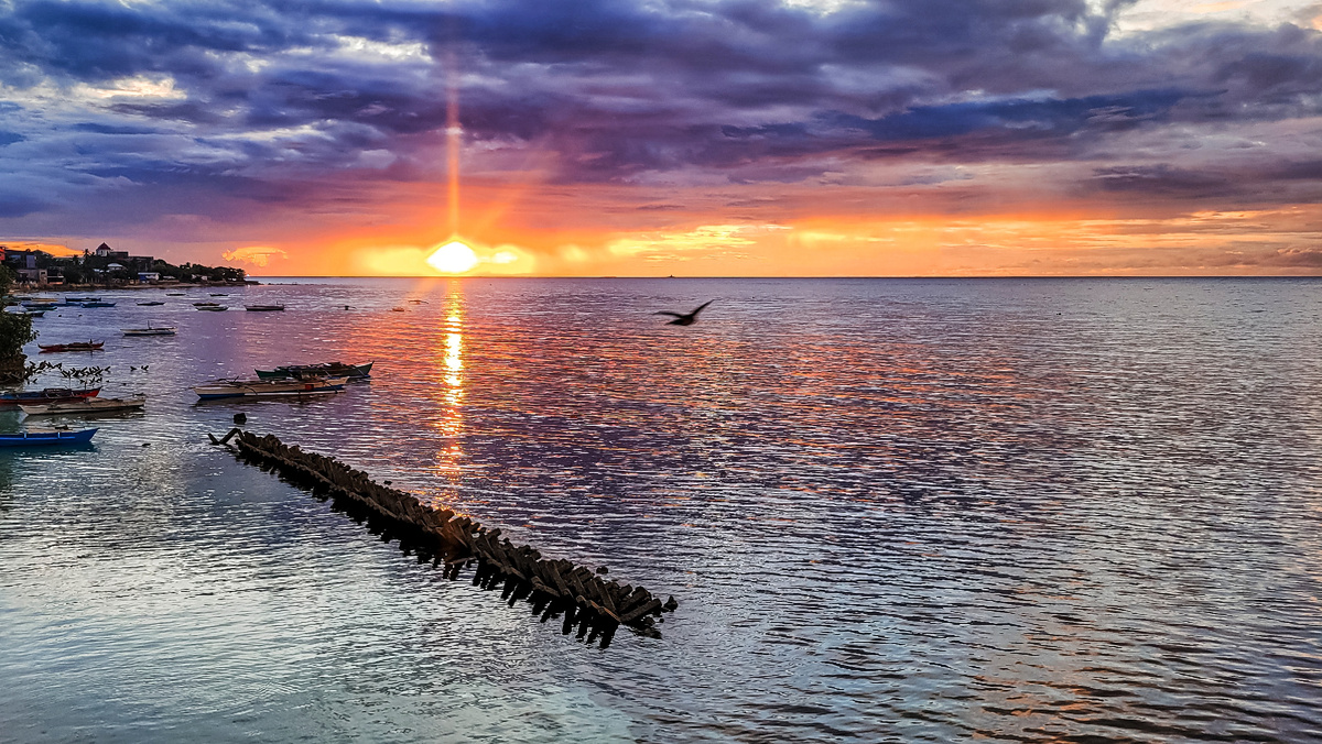 Просто нереально красивый рассвет